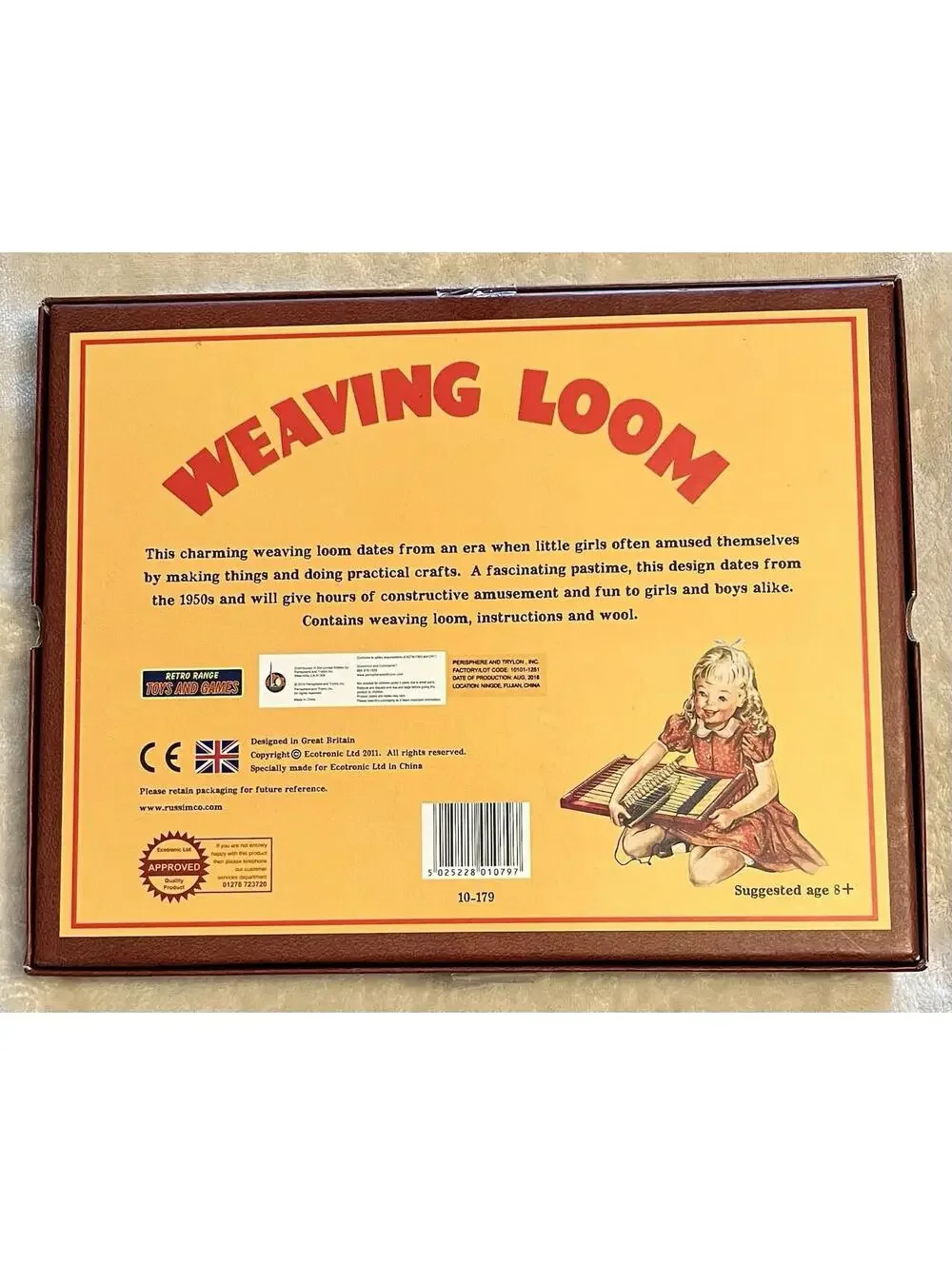 N/A crafted for creativity and skill development  the retro range toys and games weaving loom is a delightful addition to any young artisan